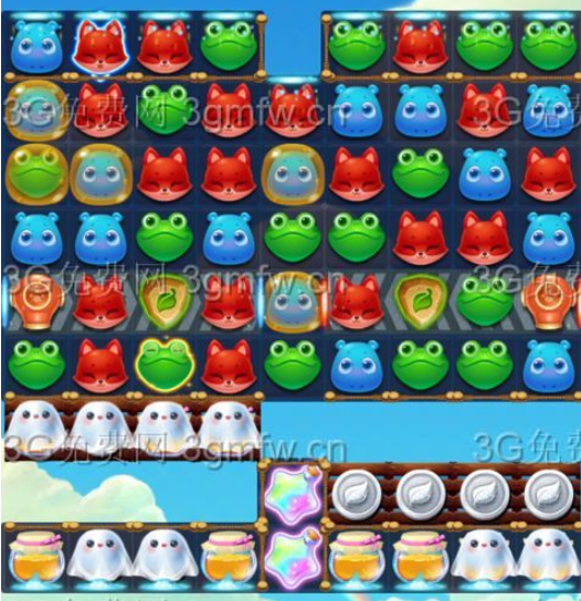 开心消消乐1686关三星图文攻略