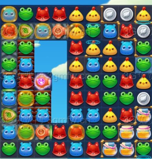 开心消消乐1699关三星图文攻略