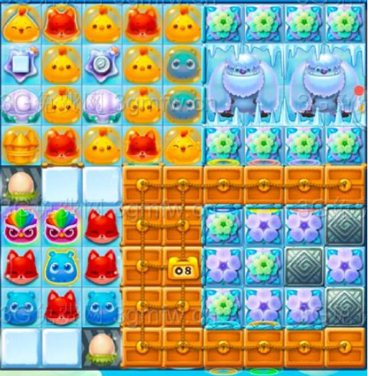 开心消消乐第1709关怎么过