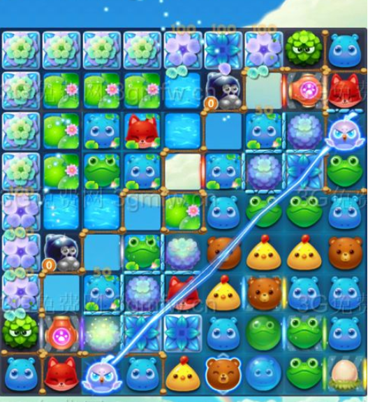 开心消消乐1715关三星图文攻略