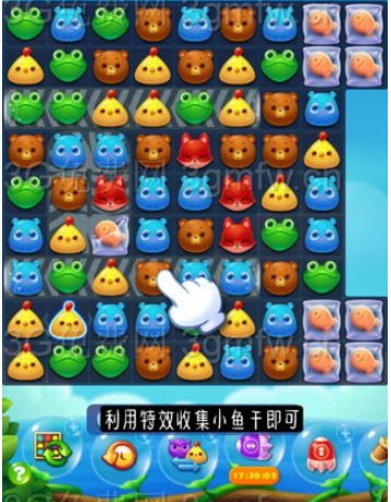 开心消消乐3031关三星攻略