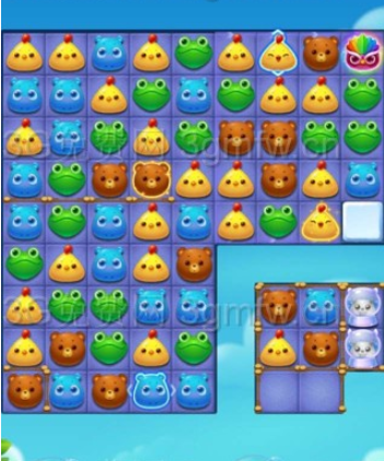 开心消消乐2987关攻略