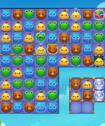 开心消消乐2987关攻略