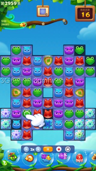 开心消消乐2959关攻略