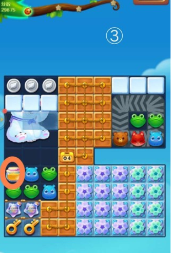 开心消消乐隐藏关299关攻略