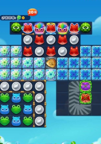 开心消消乐隐藏关298关怎么打