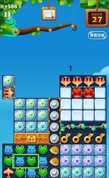 开心消消乐第+588关怎么过
