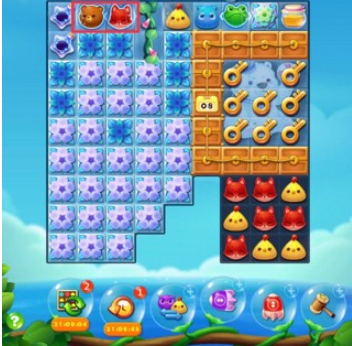 开心消消乐隐藏关587关怎么打