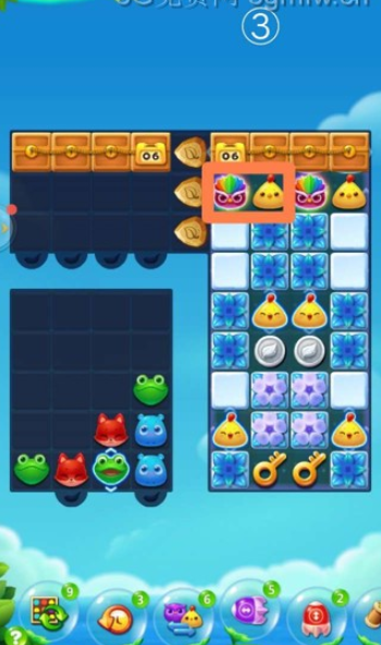 开心消消乐隐藏关586关怎么打