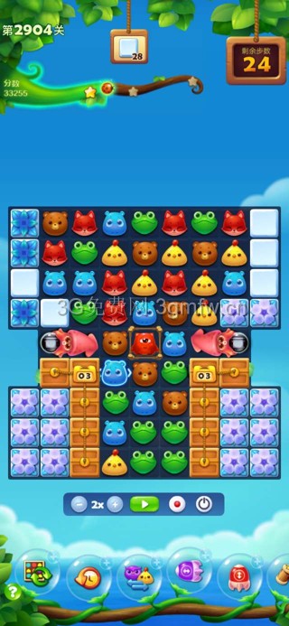 开心消消乐2904关图文攻略