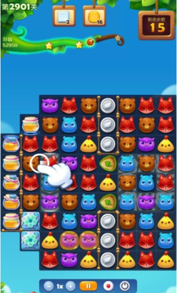 开心消消乐第2901关怎么过