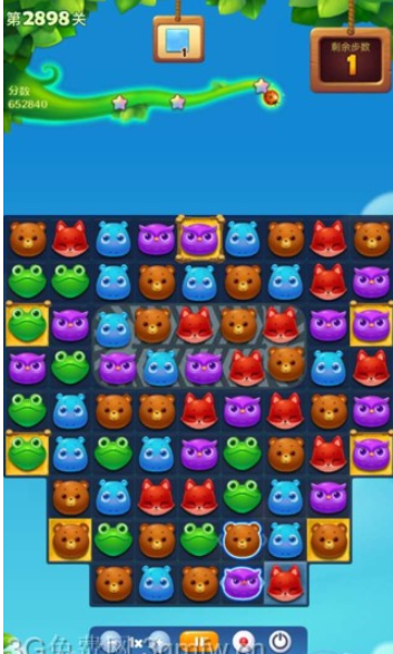 开心消消乐2898关图文攻略