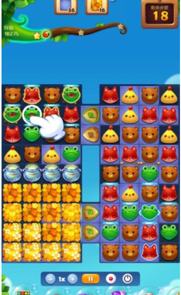 开心消消乐2895关攻略