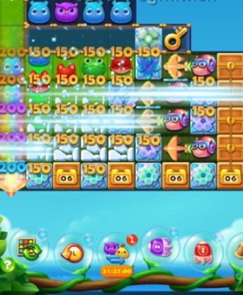 开心消消乐2887关攻略