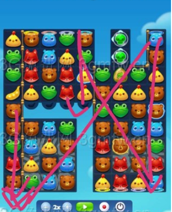 开心消消乐2872关图文攻略