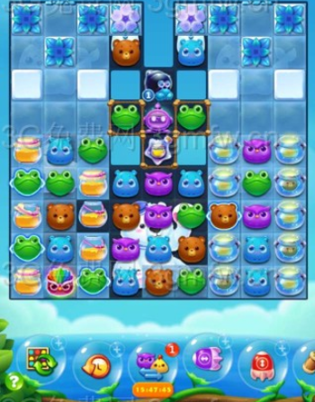 开心消消乐2844关图文攻略