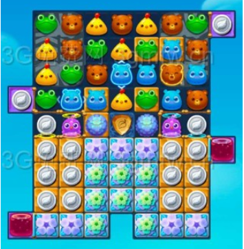 开心消消乐2842关攻略
