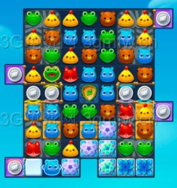 开心消消乐2842关攻略