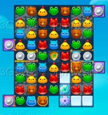 开心消消乐2842关攻略