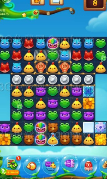 开心消消乐2840关攻略