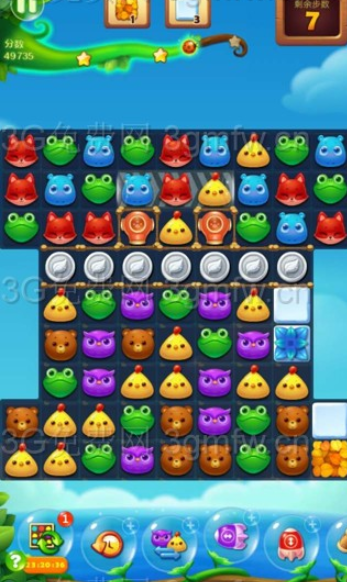 开心消消乐2840关攻略