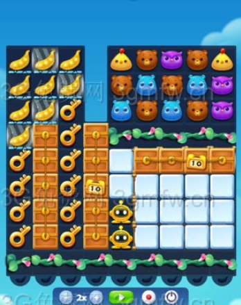 开心消消乐2824关攻略