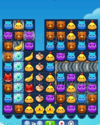 开心消消乐2824关攻略
