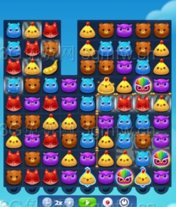 开心消消乐2824关攻略