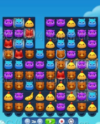 开心消消乐2824关攻略