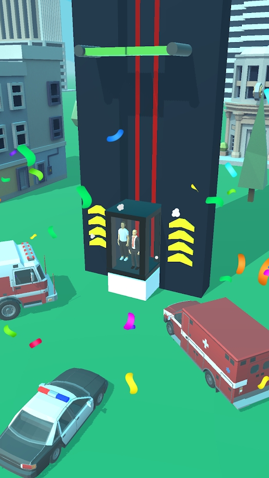 电梯坠落救模拟器3D游戏1