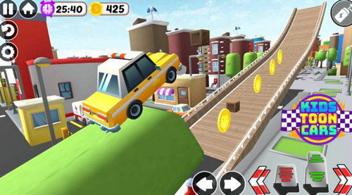 卡通汽车特技驾驶狂飙(Toon Car Stunts Driving Games)2
