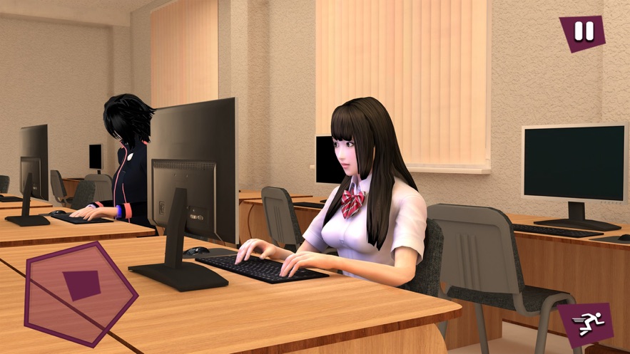 动漫学校的女孩生活模拟器3D安装0