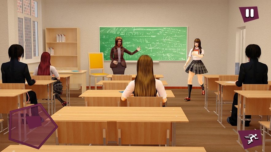 动漫学校的女孩生活模拟器3D安装1