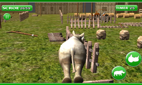 3D愤怒的犀牛模拟器游戏2