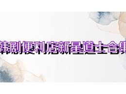 韩剧便利店新星道士合集