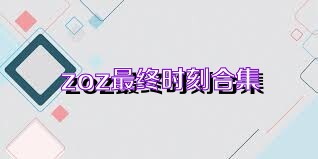 zoz最终时刻合集