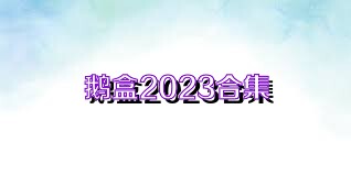 鹅盒2023合集