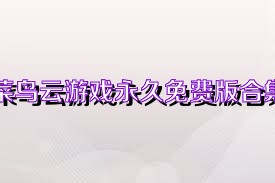 菜鸟云游戏永久免费版合集