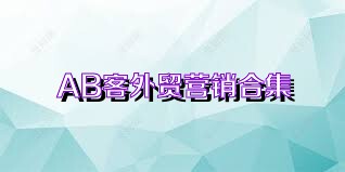 AB客外贸营销合集