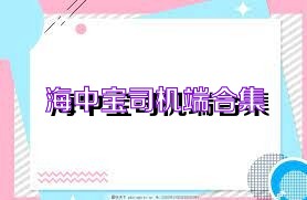 海中宝司机端合集