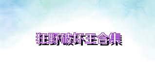 狂野破坏王合集