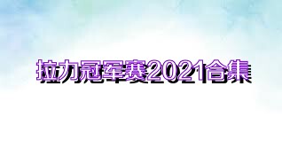 拉力冠军赛2021合集