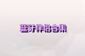 蓝牙伴侣合集