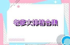 老爹大排档合集