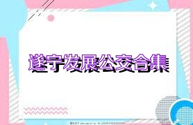 遂宁发展公交合集