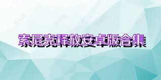 索尼克释放安卓版合集