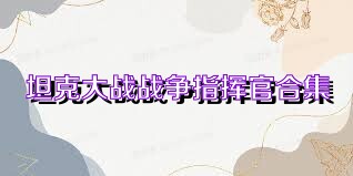 坦克大战战争指挥官合集