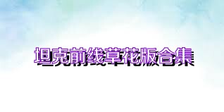 坦克前线草花版合集