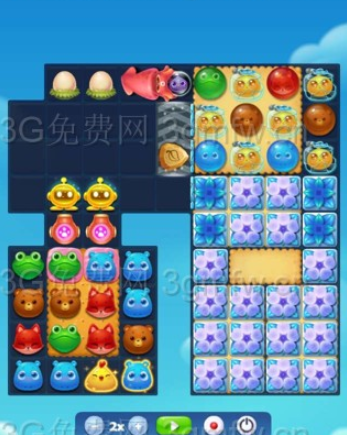 开心消消乐2814关攻略