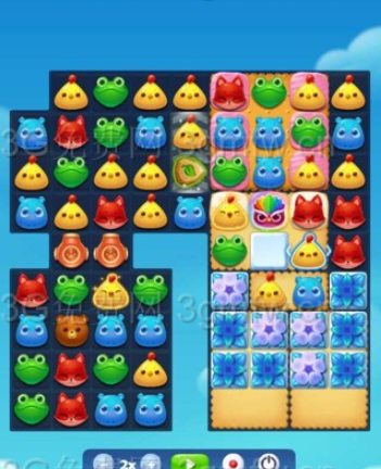 开心消消乐2814关攻略